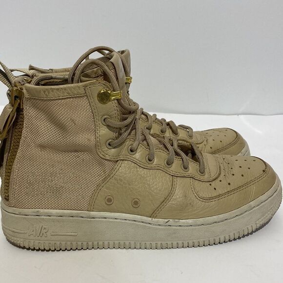 Riccardo Tisci x Nike Mushroom SF Air Force 1 Mid Utility Sneakerboot Size 5.5 - Picture 4 of 10